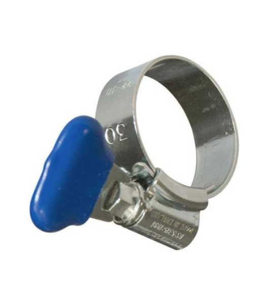 WING SCREW HOSE CLIP 20MM ZP