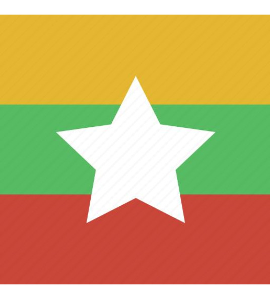 FLAG MYANMAR 150X90CM