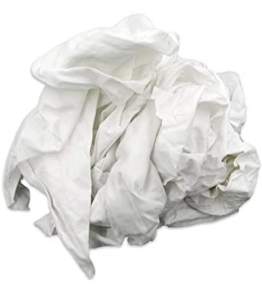 WHITE BEDSHEET RAGS 100% COTTON