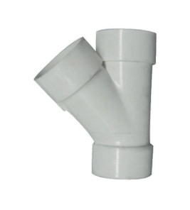 YEE 63MM PVC WHITE
