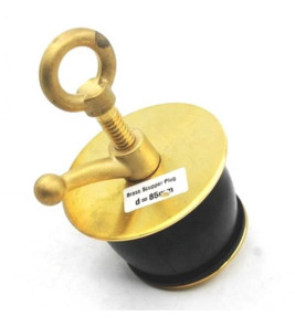SCUPPER PLUG 85-110MM BRASS
