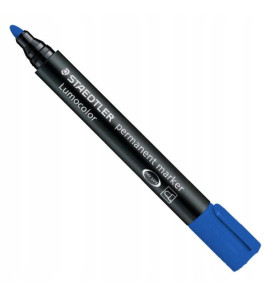 BLUE BULLET TIP PERMANENT MARKER  STAEDT