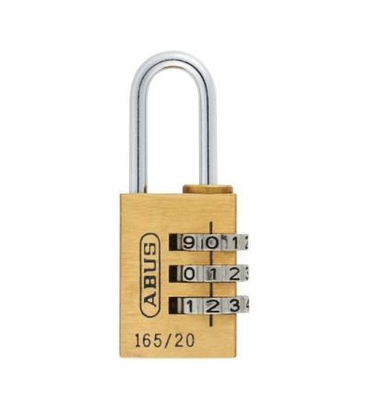 ABUS BRASS COMBINATION PADLOCK 30MM