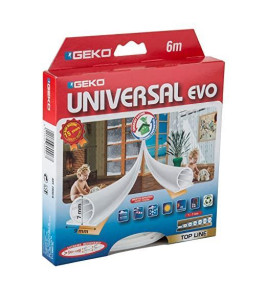 DRAUGHT EXCLUDER WHITE UNIVERSAL 6M