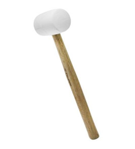 WHITE RUBBER MALLET 24OZ/680G TRUPER WHITE RUBBER MALLET 24OZ/680G TRUPER