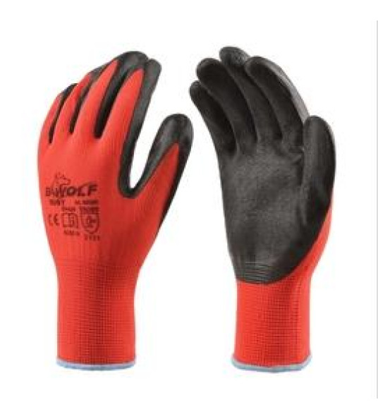 LATEX COATED GLOVES RUBY 9