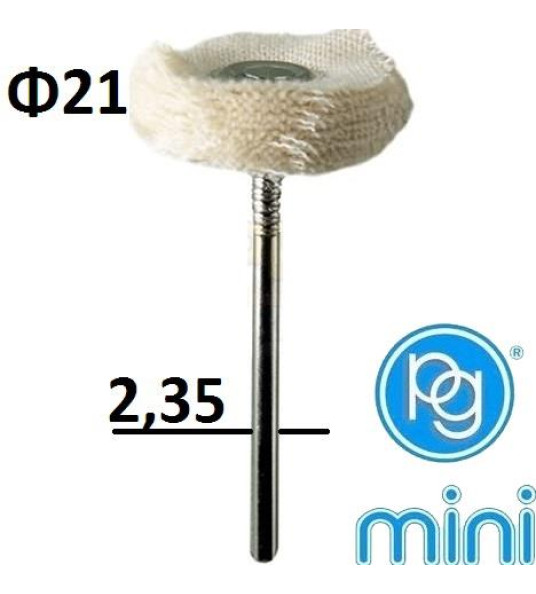 FLAP DISC COTTON 21/2.35MM