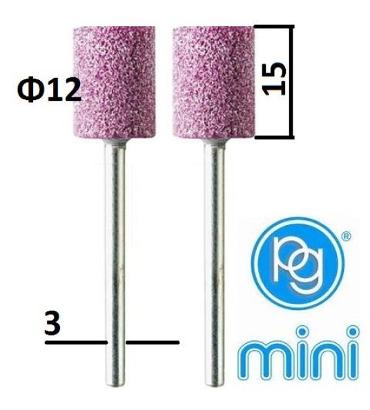 GRINDING STONES 12X15MM CYL 2PC