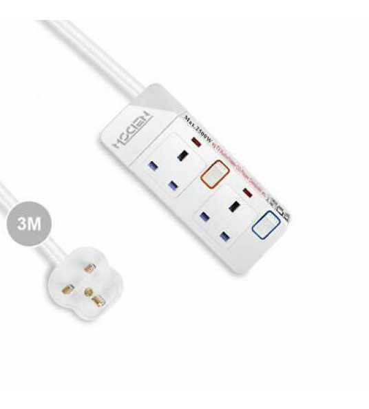 EXTENSION LEAD 2G 3M INDIVIDUAL SWITCH