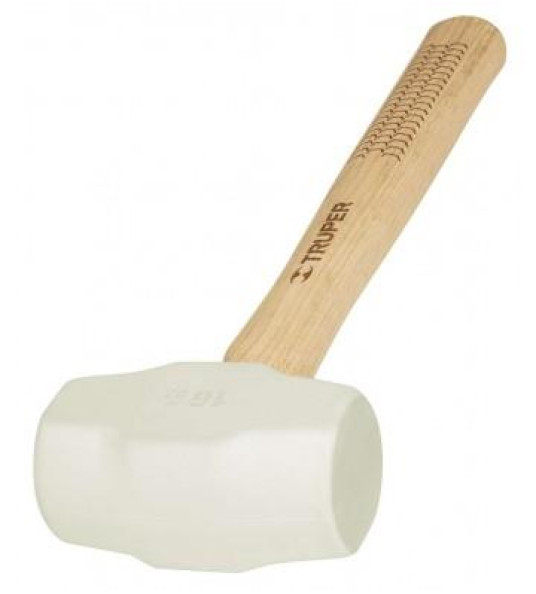 WHITE RUBBER MALLET 16OZ/453GTRUPER