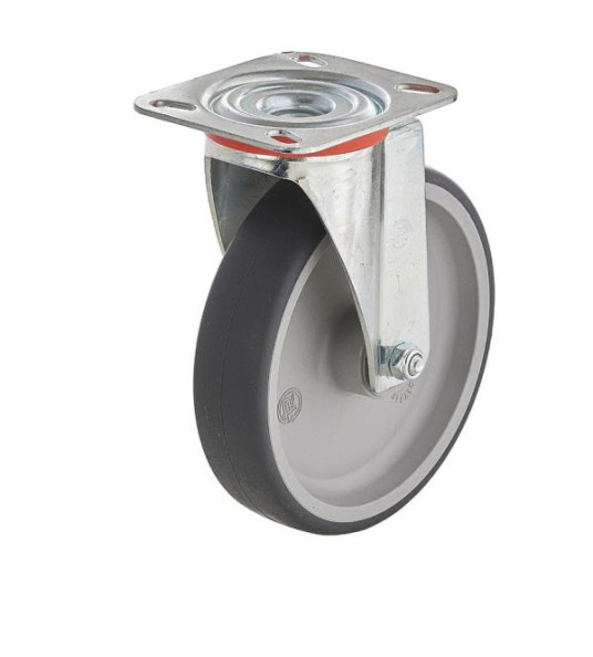 SWIVEL CASTER 125MM PP/RBR 120KG 714203