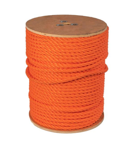 POLYPROPYLENE ROPE 8MM ORANGE 200M