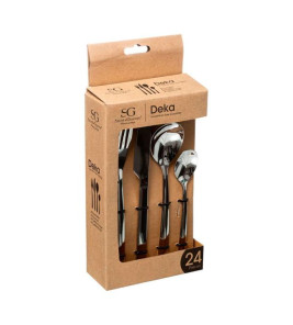 CUTLERY SET 24PC DEKA