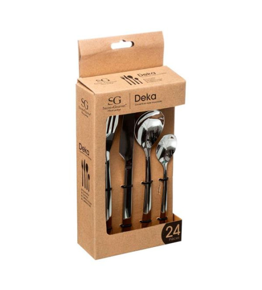 CUTLERY SET 24PC DEKA