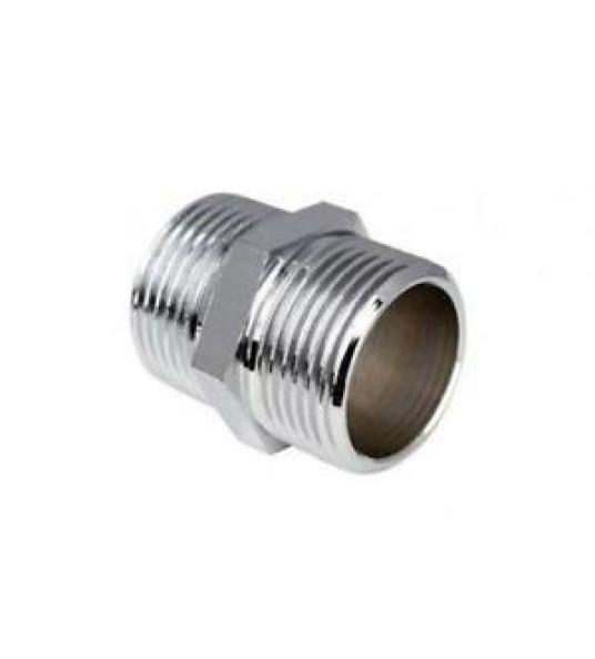 CHROME NIPPLE 1/2``