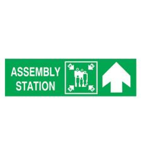 SIGN ASSEMBLY STATION ARROW UP