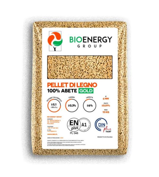 PELLETS FOR STOVE 15KG