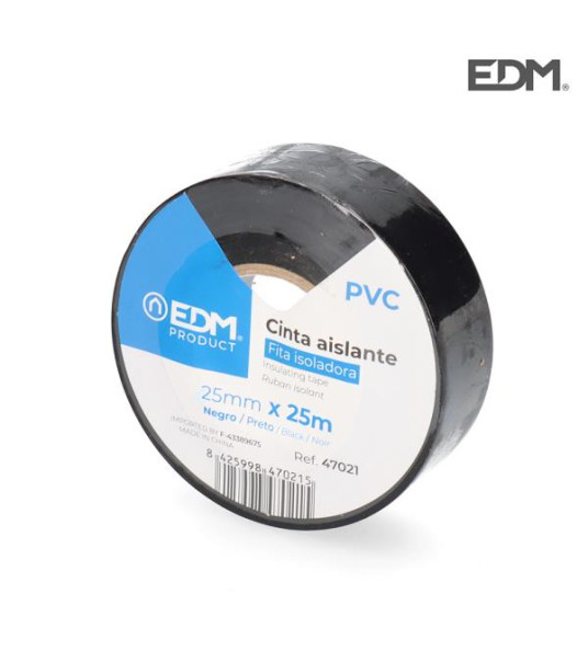 INSULATING TAPE BLACK 25MM 25M