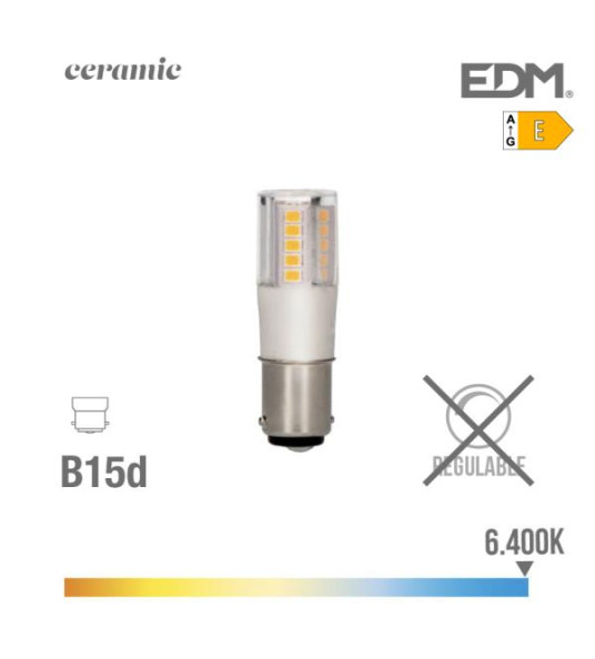 LAMP B15 5.5W 6400K 650LM 1.7X5.7CM