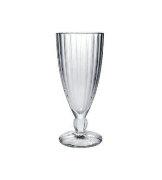 MILK SHAKE GLASS 36CL QUADRO