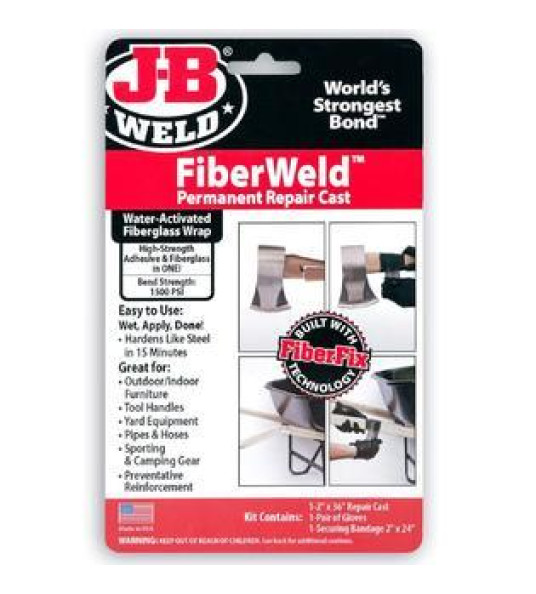 JB WELD FIBERWELD PERMANENT REPAIR CAST