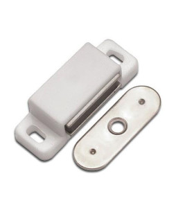 MAGNETIC DOOR CATCH WHITE 45X15MM MAGNETIC DOOR CATCH WHITE 45X15MM