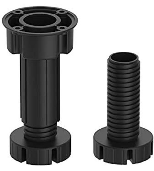 BLACK PLASTIC LEGS 120MM/5`` 4PCS