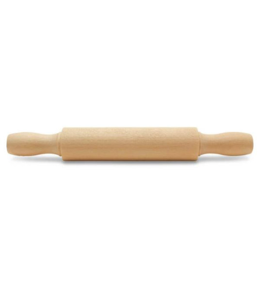 MINI WOODEN ROLLING PIN 26CM