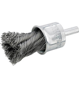 WIRE BRUSH END TYPE KNOTTED