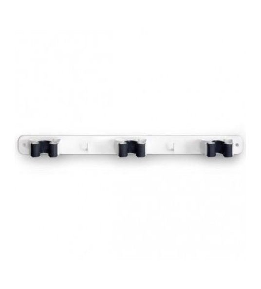 BROOM HOLDER HOOK WHITE