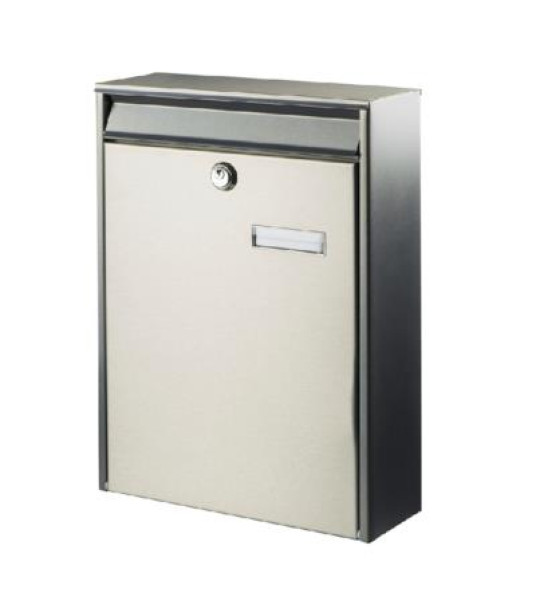LETTER BOX TX0123 POLISHED STEEL