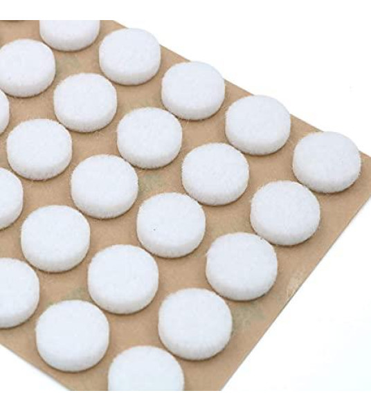 WHITE  FELT PADS 3.5X28MM 12PCS
