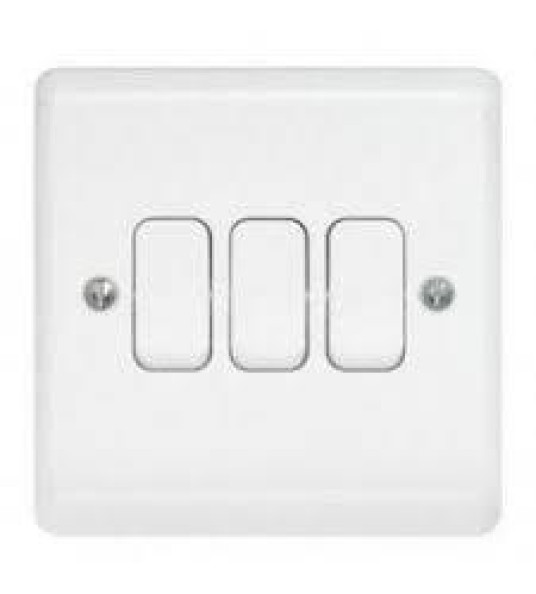 SWITCH 3 GANG 2 WAY CONTACTUM