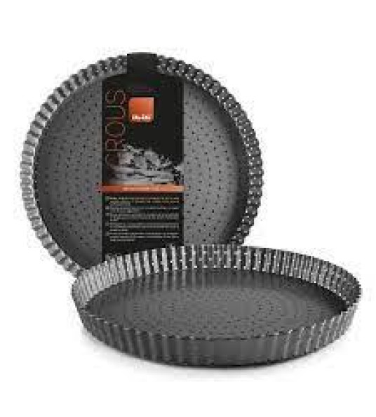 TART TIN PERFORATED 28CM CROUS