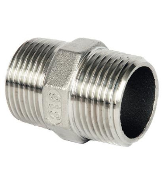 NIPPLE 2`` 316 STAINLESS STEEL