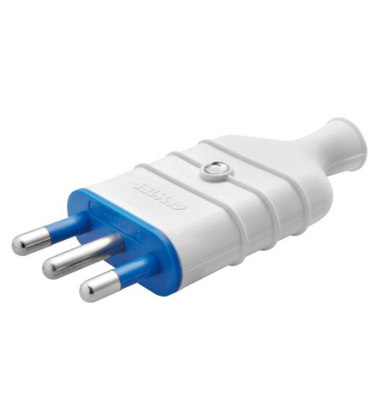 ITALIAN PLUG 16A 2P+E WHITE GW28005