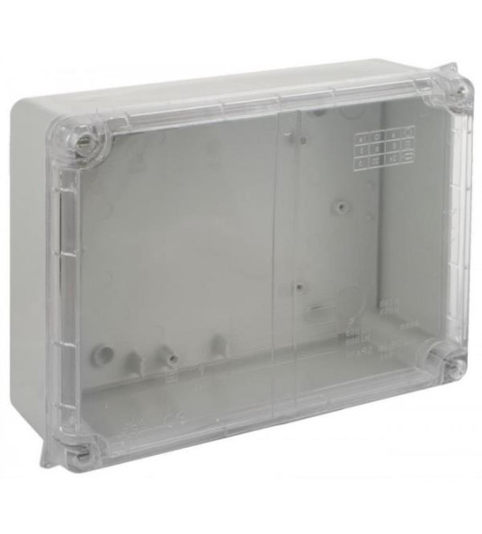 ENCLOSURE CLEAR 220X170X80MM IP65