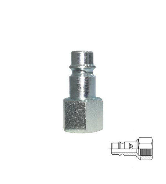 MALE PUSH-FIT FITTING OMNI 1/4`` F 15/A