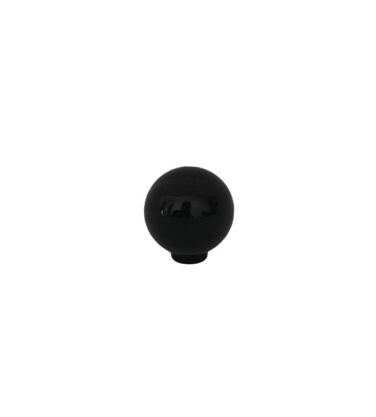 KNOB 28MM SPHERE BLACK 5002