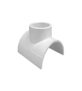 SADDLE REDUCER 110/50MM PVC WHITE