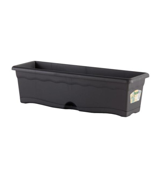 FLOWER POT ANTHRACITE 50X20CM