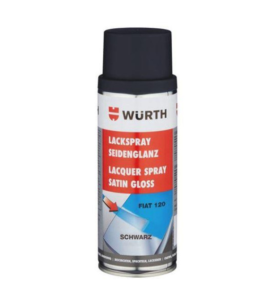 WURTH SPRAY PAINT SATIN BLACK 400ML