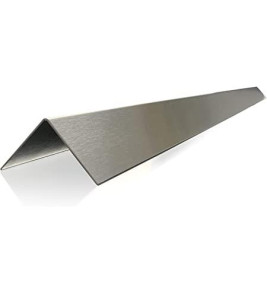 BRUSHED STEEL ADHESIVE ANGLE 30X30X2500MM