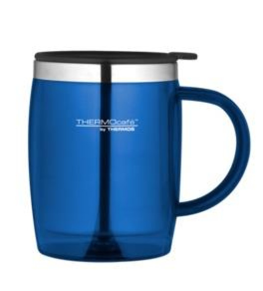 THERMOS DESK MUG 450ML BLUE