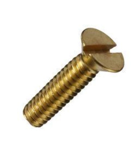 BRASS CSK  BOLT M8X50MM DIN963