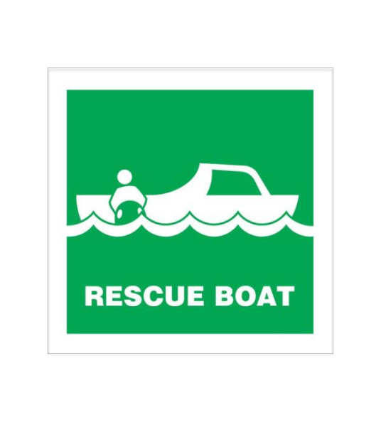 IMO SIGN RESCUE BOAT 150X150