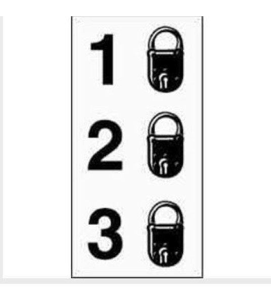 DOOR LOCK INDICATORS 10PCS