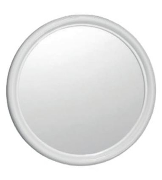 ROUND MIRROR 28.7CM WHITE