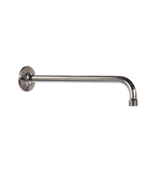 CHROME TUBE SHOWER ARM 30CM
