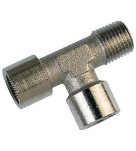 TEE 1/4`` MFF CP BRASS TEE 1/4`` MFF CP BRASS